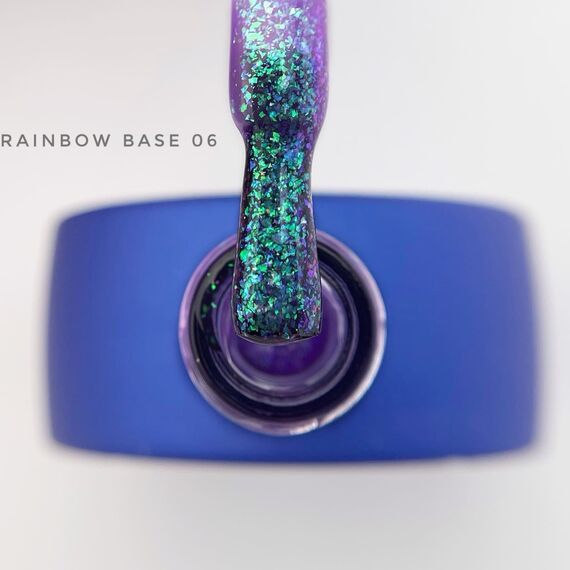 TOUCH Rainbow Base 06 Камуфлююча база з пластівцями юкі, 13 мл, Відтінок: 006, Об'єм: 13 мл, image _ab__is.image_number.default