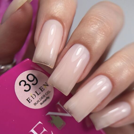 EDLEN Builder Gel №39 Butterfly Гель для нарощування, 15 мл, Об'єм: 15 мл, Колір: 039, image _ab__is.image_number.default