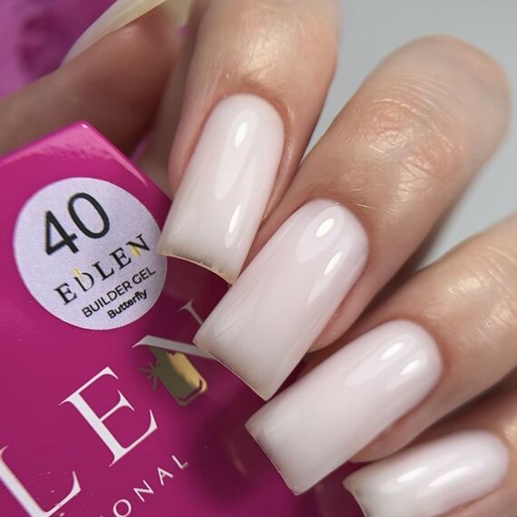 EDLEN Builder Gel №40 Butterfly Гель для нарощування, 15 мл, Об'єм: 15 мл, Колір: 040, image _ab__is.image_number.default