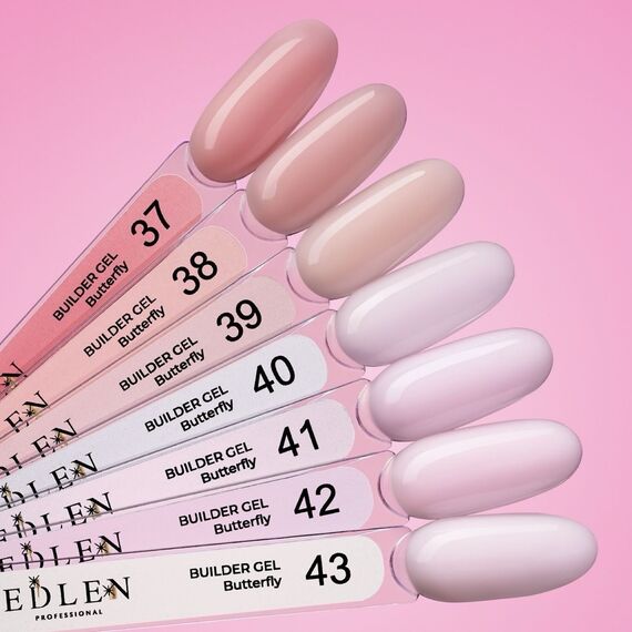 EDLEN Builder Gel №37 Butterfly Гель для нарощування, 15 мл, Об'єм: 15 мл, Колір: 037, image _ab__is.image_number.default
