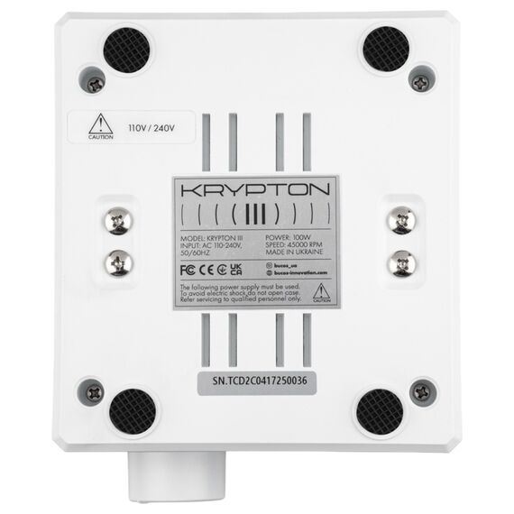 BUCOS Фрезер KRYPTON 3 XPS-450 White, 45000 об/хв (100W), image _ab__is.image_number.default