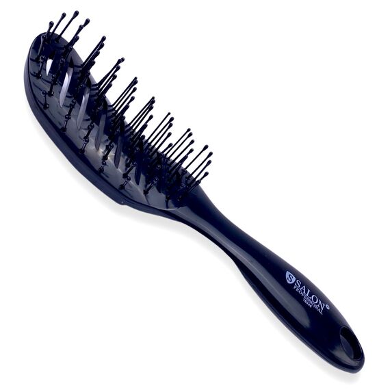 Salon Professional Щітка масажка teflon чорна 18045, image 