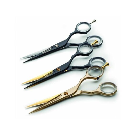 KIEPE Ножиці LUXURY 6 "скользящий зріз blak-silver (2445/6BS), image 