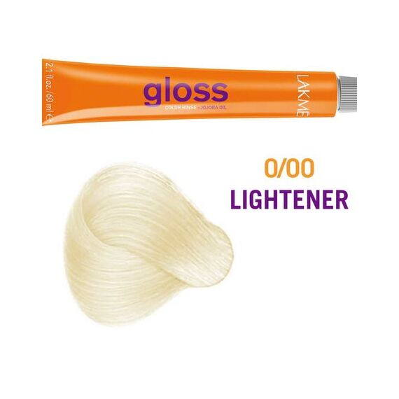 LAKME Gloss Color Rinse Тонуюча крем-фарба для волосся 0/00 Lightener, 60 мл, Об'єм: 60 мл, Відтінок: 0/00, image _ab__is.image_number.default