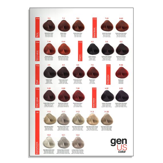 GENUS Стійка крем-фарба 4.14 Chestnut Tobacco, 100 мл, Об'єм: 100 мл, Відтінок: 4.14, image _ab__is.image_number.default