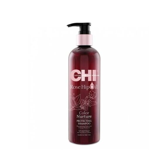 CHI Rose Hip Protection Shampoo Захисний шампунь з маслом шипшини, 340 мл, Об'єм: 355 мл, image 