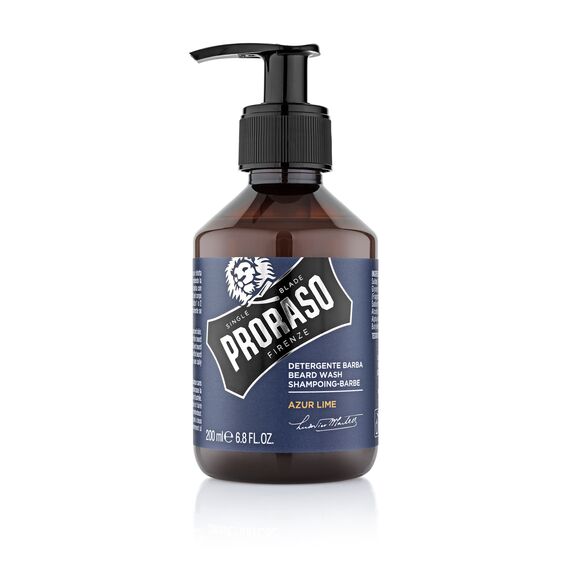 PRORASO Beard Shampoo Azur Lime Шампунь для бороди, 200 мл (400751), Об'єм: 200 мл, Аромат: Azur Lime, image 