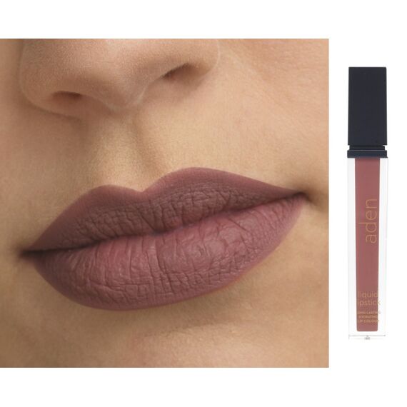 ADEN Рідка матова помада 06 Chocolate, 7 мл, image _ab__is.image_number.default