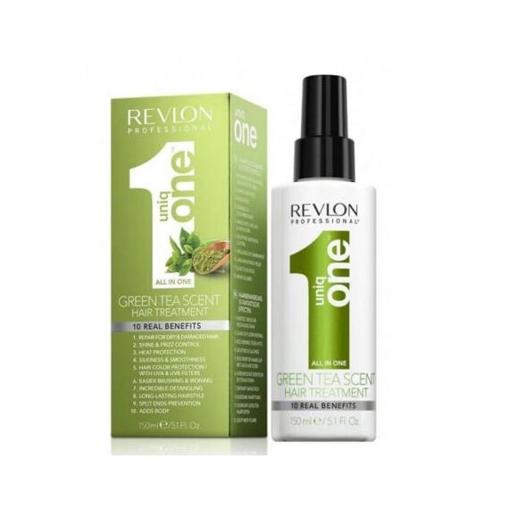 REVLON Professional UNIQ ONE Спрей-маска для волосся Green Tea 10 в 1, 150 мл, Об'єм: 150 мл, image 