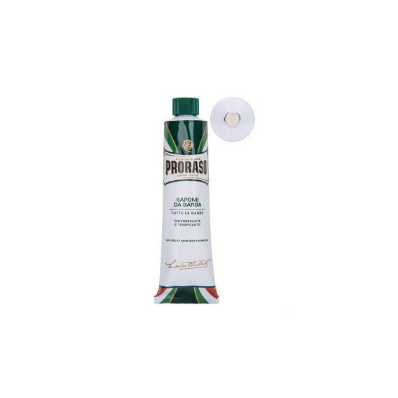 PRORASO Shaving Cream Tube Refreshing Крем для гоління з евкаліптом та ментолом, 150 мл (400510), image _ab__is.image_number.default