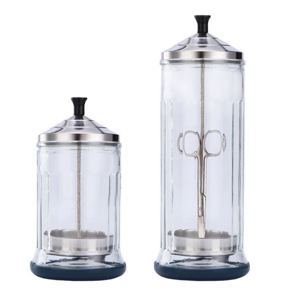 BI Jar Скляний контейнер для дезінфекції - великий, 30 см* 8.5 см, image _ab__is.image_number.default