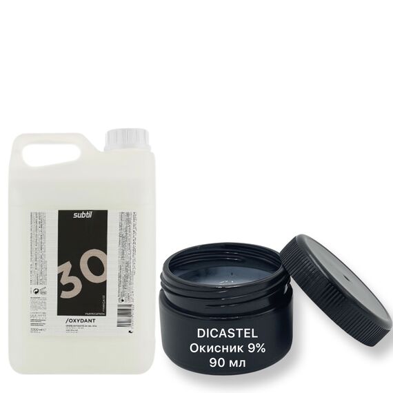 DUCASTEL Subtil OXY Окислювач 9% (30 volumes), 90 мл (баночка), Об'єм: 90 мл, image 