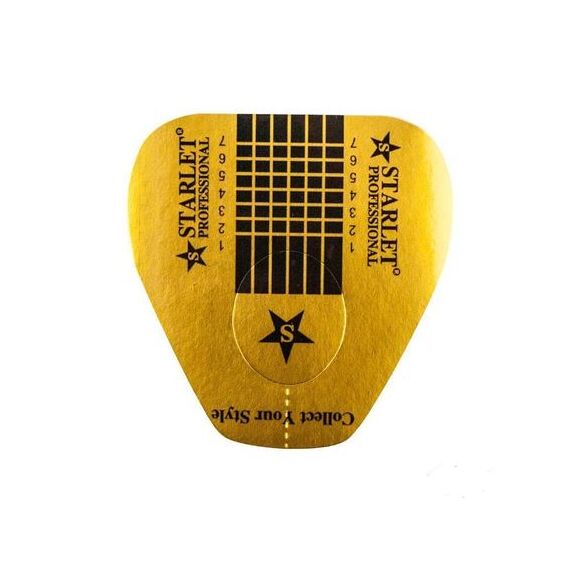 Форми для нарощування ЗОЛОТО, 10 шт, Кількість: 10 шт, image 