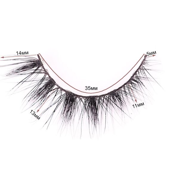 ZIDIA Lashes 3D Collection DALIA, 1 pair, reusable, image _ab__is.image_number.default
