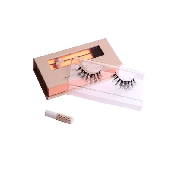 ZIDIA Lashes, style ARUBA (black band) 1 pair, reusable, image 