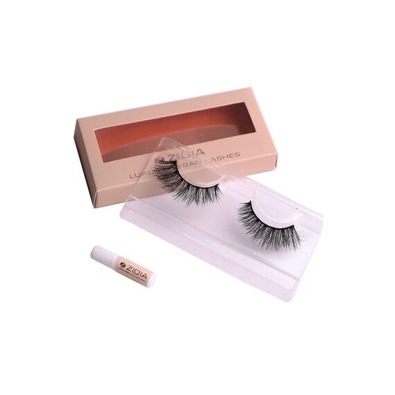 ZIDIA Lashes, style EDDA (black band) 1 pair, reusable, image 