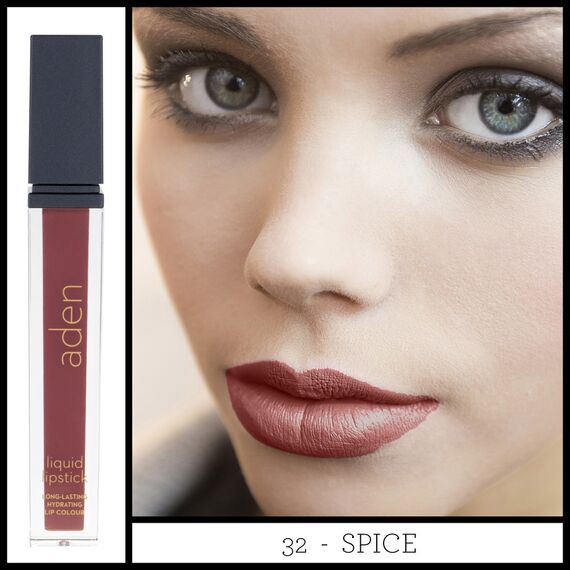 ADEN Рідка матова помада 32 Spice, 7 мл, image _ab__is.image_number.default