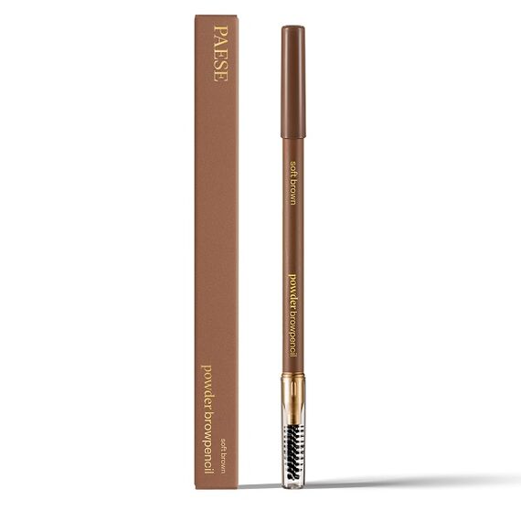 PAESE Пудровий олівець для брів (Soft Brown) Powder Brow Pencil, Колір: Soft Brown, image 
