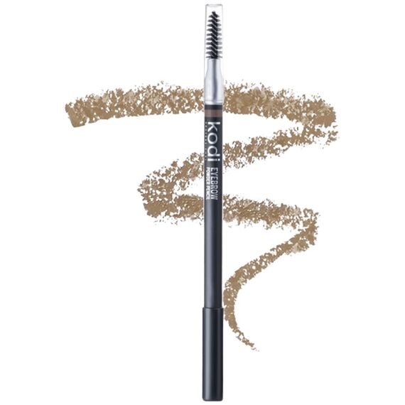 KODI Пудровий олівець для брів з щіточкою 07PB, Колір: 07PB, image 