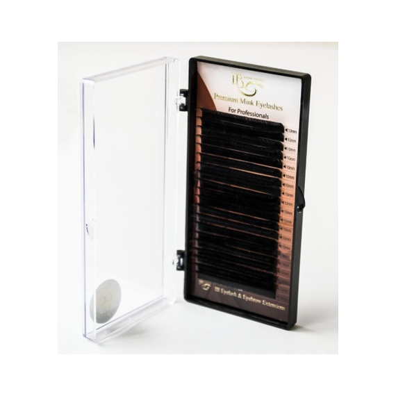 I-BEAUTY Вії на стрічці MIX L 0,07-10(4)-12(10)-14(6), Довжина вій: 10-14 мм, image 