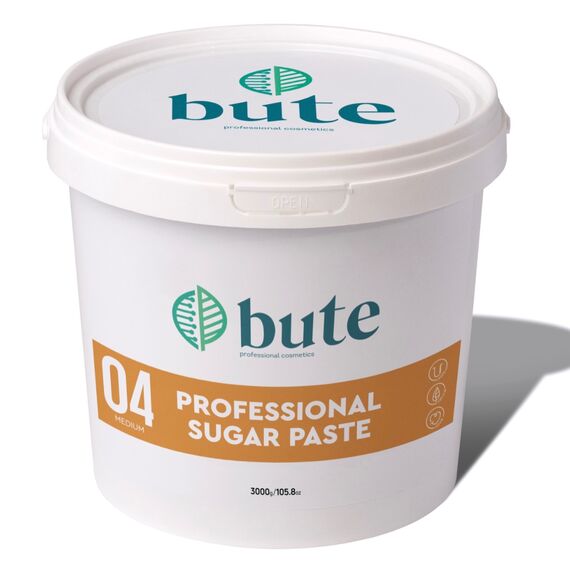 BUTE Паста для шугарингу Medium, 3000 г, Об'єм пасти: 3000 г, image 