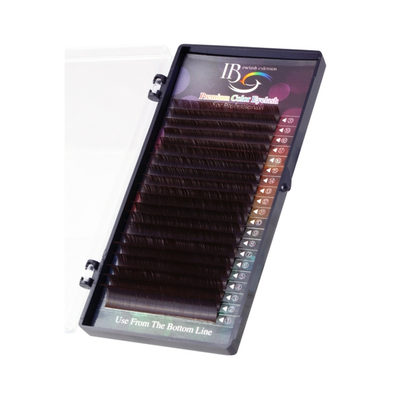 I-BEAUTY Вії на стрічці ШОКОЛАД MIX D 0,10-9(2)10(7)11(7)12(4), Довжина вій: 9-12 мм, image 