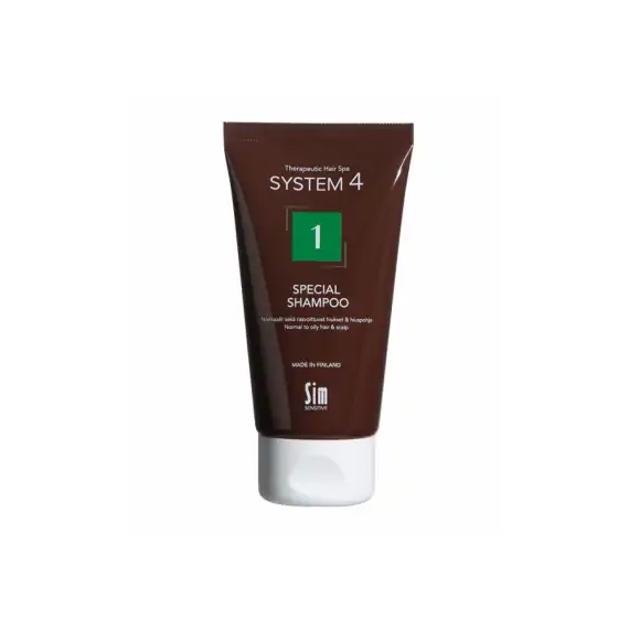 SYSTEM4 Шампунь №1 для нормальної та жирної шкіри голови, 75 мл, Об'єм: 75 мл, image 