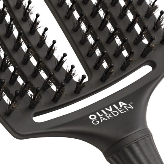 OLIVIA GARDEN Щітка Finger Brush Boar&Nylon FULL Black L, image _ab__is.image_number.default