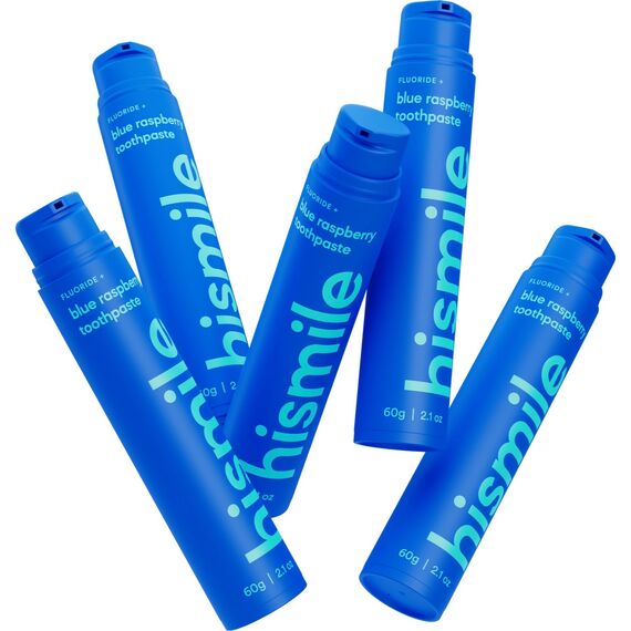 Hismile Blue Raspberry Toothpaste Зубна паста зі смаком блакитної малини, 60 г, image _ab__is.image_number.default