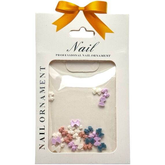 S. P. Об'ємні 3D банти пастельні матові (малі), image 