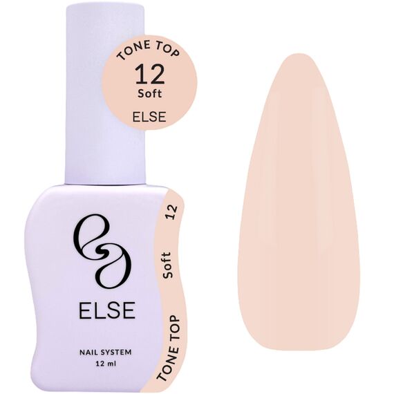 ELSE Tone top Камуфлюючий топ №12 Soft, 12 мл, Об'єм: 12 мл, Колір: Soft, image 