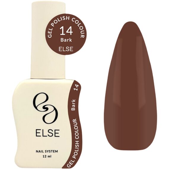 ELSE Gel polish Гель лак №14 Bark, 12 мл, № гель лаку: №14, Об'єм: 12 мл, image 