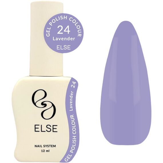 ELSE Gel polish Гель лак №24 Lavender, 12 мл, № гель лаку: №24, Об'єм: 12 мл, image 
