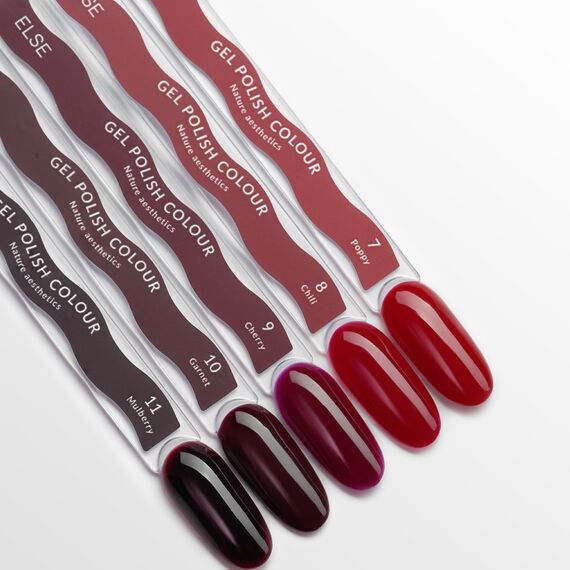 ELSE Gel polish Гель лак №09 Cherry, 12 мл, № гель лаку: №09, Об'єм: 12 мл, image _ab__is.image_number.default