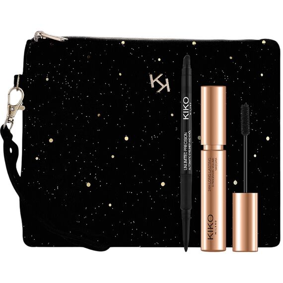 KIKO Holiday Premiere Black Duo Eyes Milano Набір для очей (туш+олівець), image 