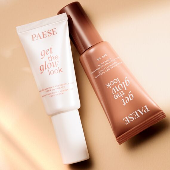 PAESE Get The Glow Look Multi-Function Illuminating Face Cream Крем-база для обличчя мультфункціональна, 30 мл, image _ab__is.image_number.default