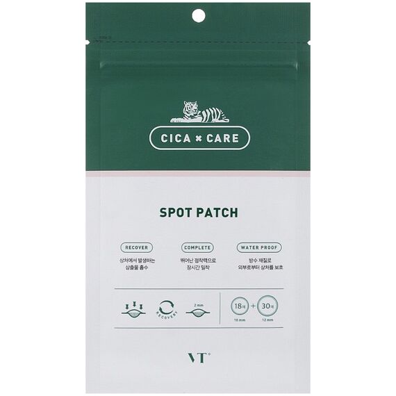 VT Cosmetics Cica Spot Patch Патчі проти запалень, 48 шт, image 
