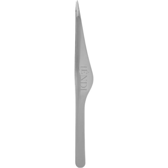 LENDI Eyebrow Tweezer Moonlight Silver Point Пінцет для брів точковий срібний, image 