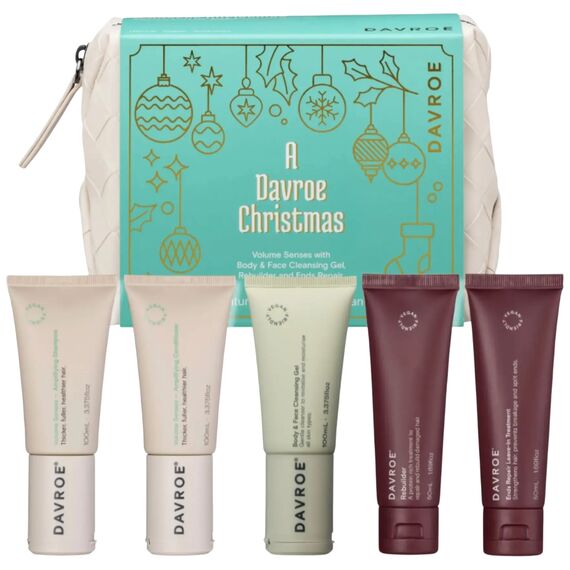 DAVROE Christmas Volume Senses Travel Pack Набір продуктів для об'єму волосся, image 