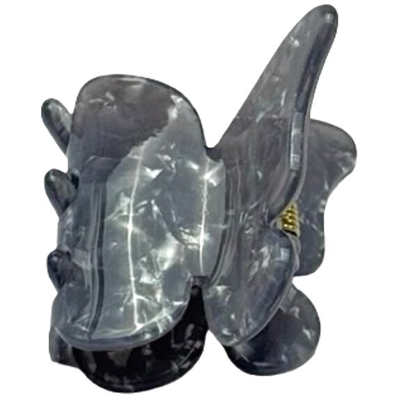 Краб для волосся малий метелик (перламутровий сірий), 1 шт, image _ab__is.image_number.default