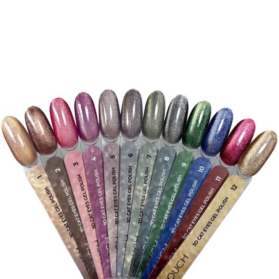 TOUCH Gel Polish 3D Cat Eyes Гель лак 03, 9 мл, № гель лаку: 03, Об'єм: 9 мл, image _ab__is.image_number.default