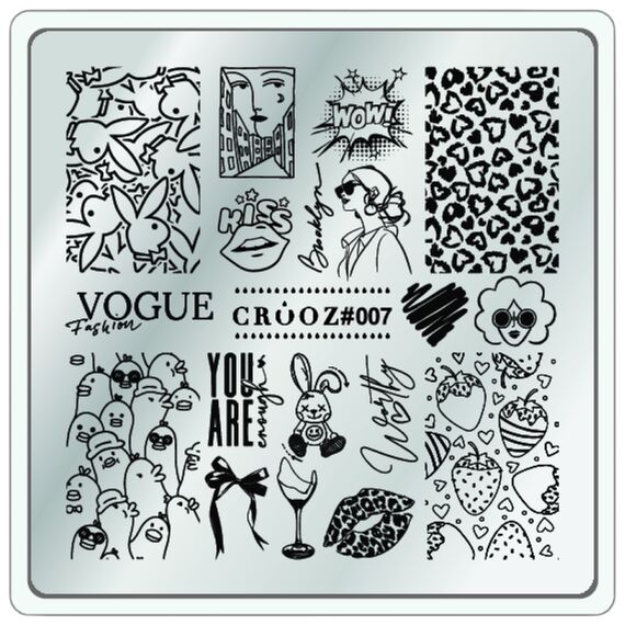 CROOZ Пластина для стемпінгу - 07, №: 07, image 