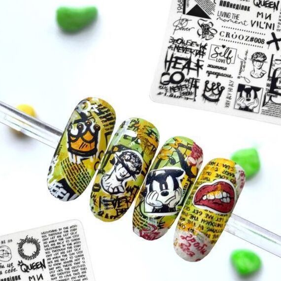 CROOZ Пластина для стемпінгу - 08, №: 08, image _ab__is.image_number.default