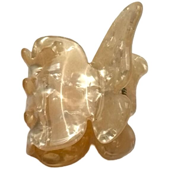 Краб для волосся малий метелик (перламутровий беж), 1 шт, image _ab__is.image_number.default