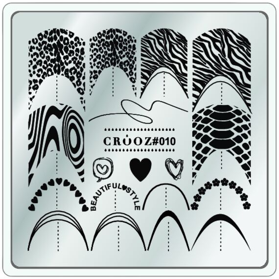 CROOZ Пластина для стемпінгу - 10, №: 10, image 