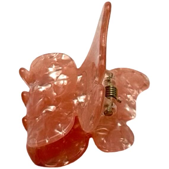 Краб для волосся малий метелик (перламутровий рожевий), 1 шт, image _ab__is.image_number.default