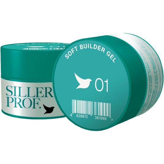 SILLER Soft Builder Gel №001, 30 мл, image 