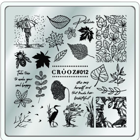 CROOZ Пластина для стемпінгу - 12, №: 12, image 