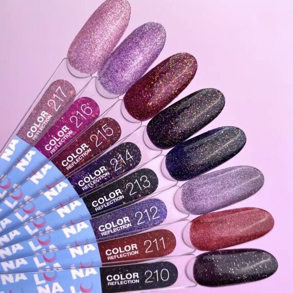 LUNA Color Reflection Гель лак №215, 8 мл, № гель лаку: 215, Об'єм: 8 мл, image _ab__is.image_number.default