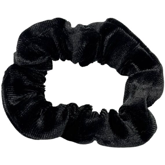 Резинка бархатна середня чорна, 1 шт, image 